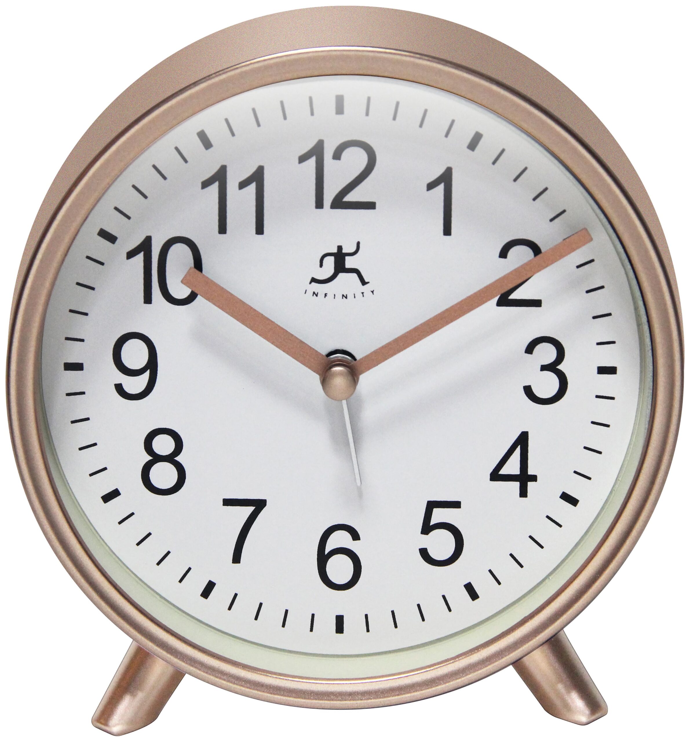 Copper Tabletop Alarm Clock SKU 15684CP4360 Infinity Instruments Ltd.