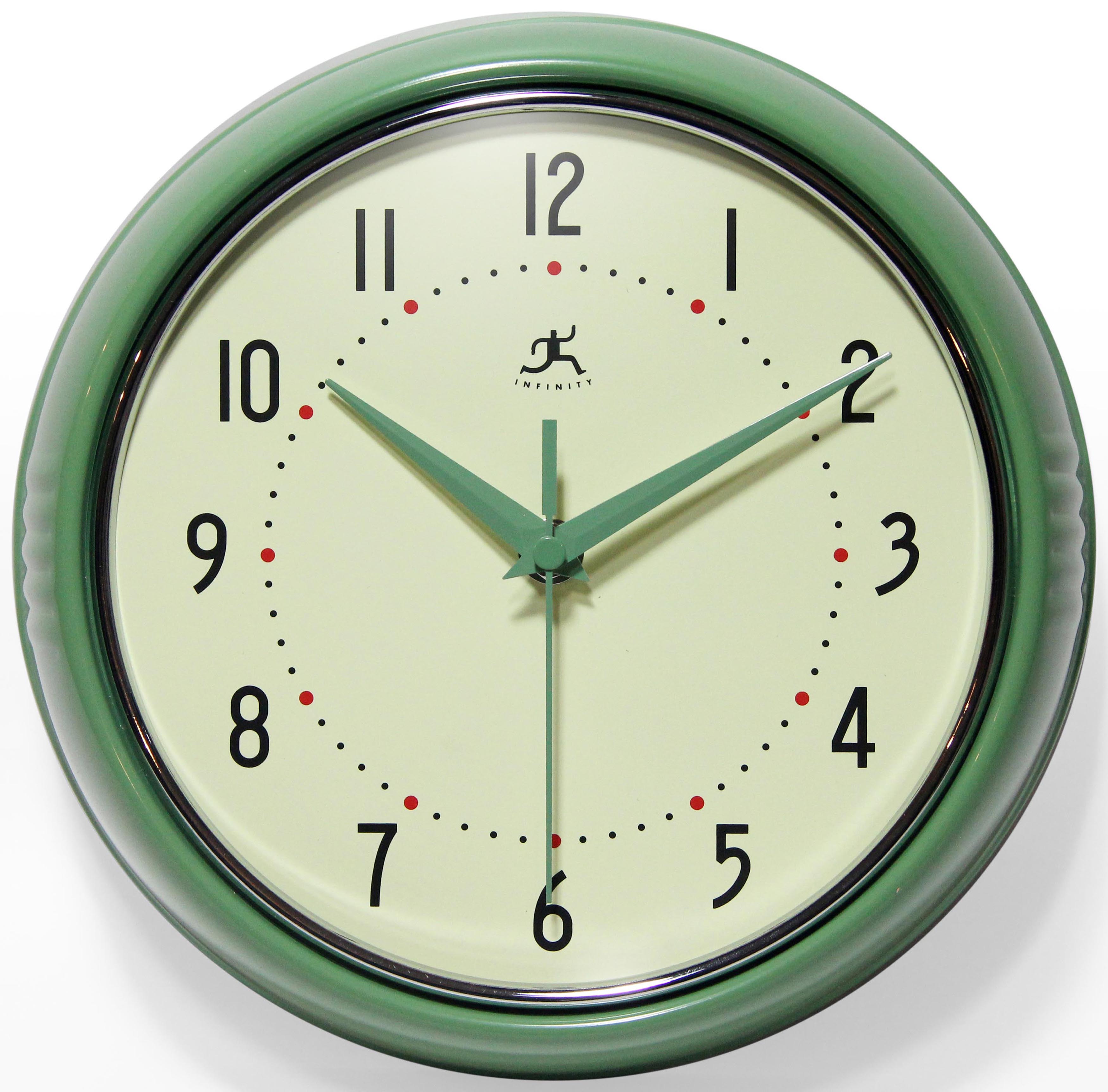 Details About Infinity Instruments Round Green Retro Indoor Wall Clock 1 Pack Details About Infinity Instruments Round Green Retro Indoor Wall Clock 1 Pack
